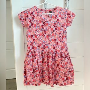 Girls Tea Collection Short Sleeve Floral Dress. Size 12.